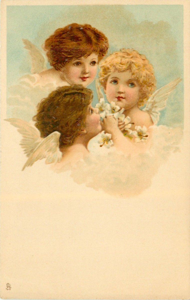 Ретро открытки с днем ангела