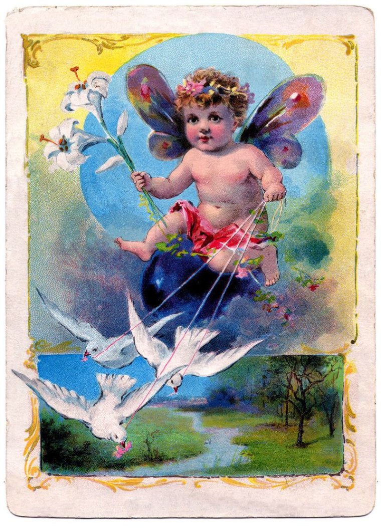 С днем ангела ретро