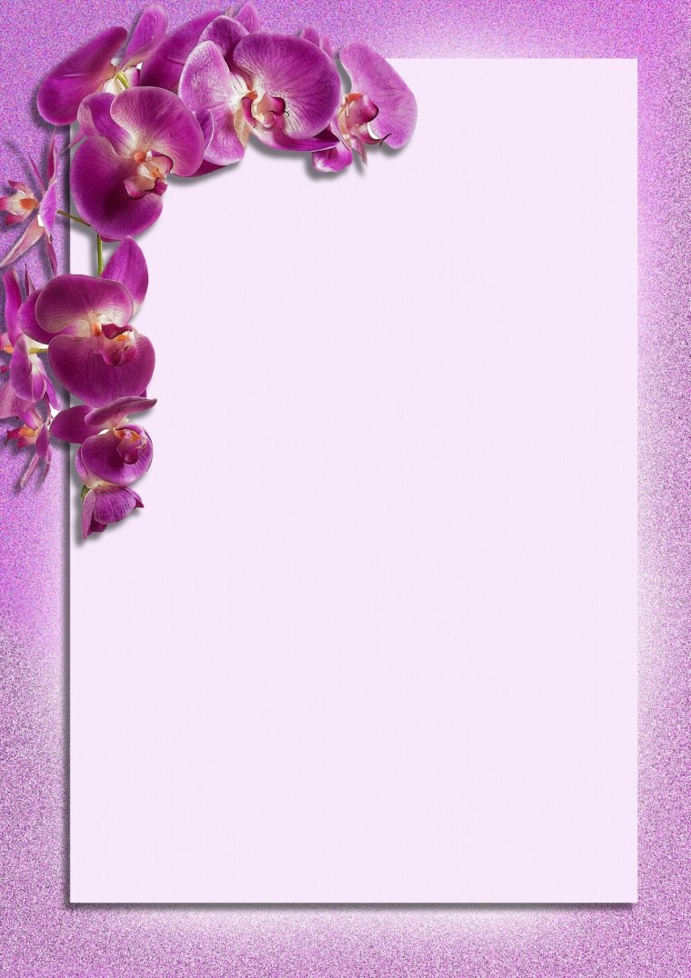 Рамка с цветами