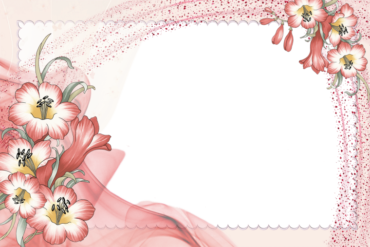 Фоторамка с цветами