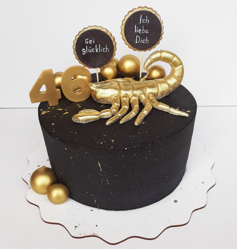 Торт скорпиону мужчине