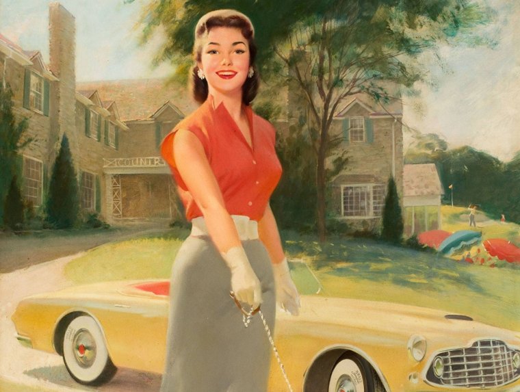 Картины в стиле 60-х