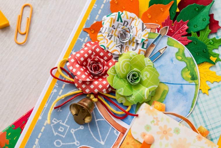 Открытка с днем знаний своими руками