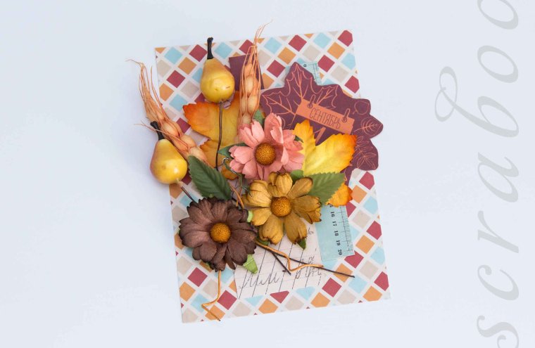 Шоколадница на день учителя Скрапбукинг