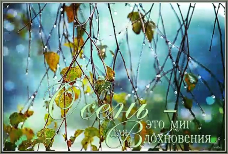 Осенний дождь анимация