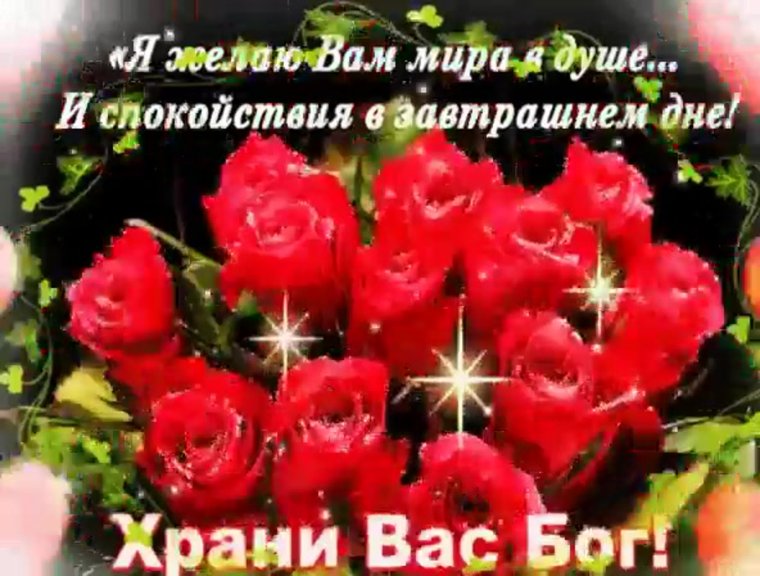 Пожелания здоровья мира и добра