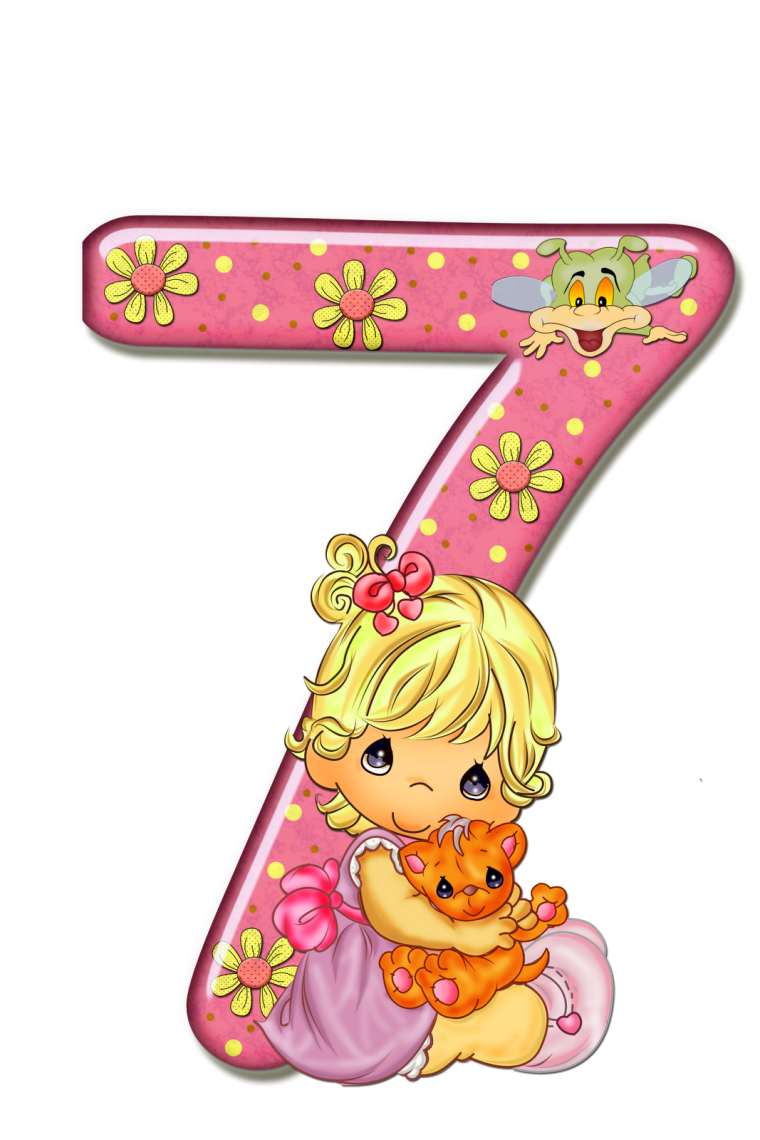 Цифра 7 красивая