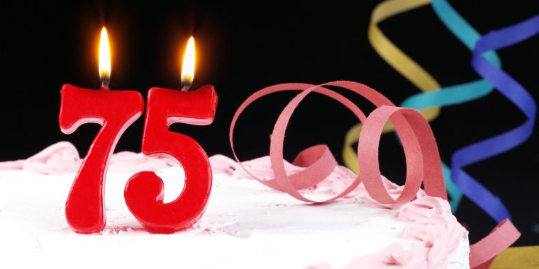 Диплом юбиляра 75 лет