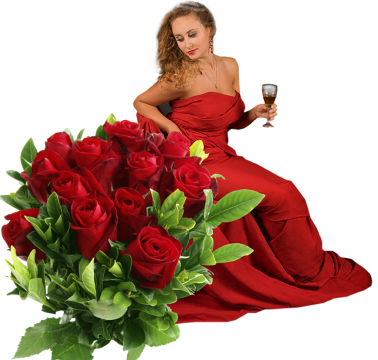 Красивый цветок для прекрасной дамы