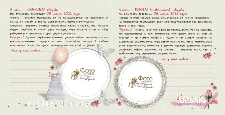 С годовщиной свадьбы 40 лет