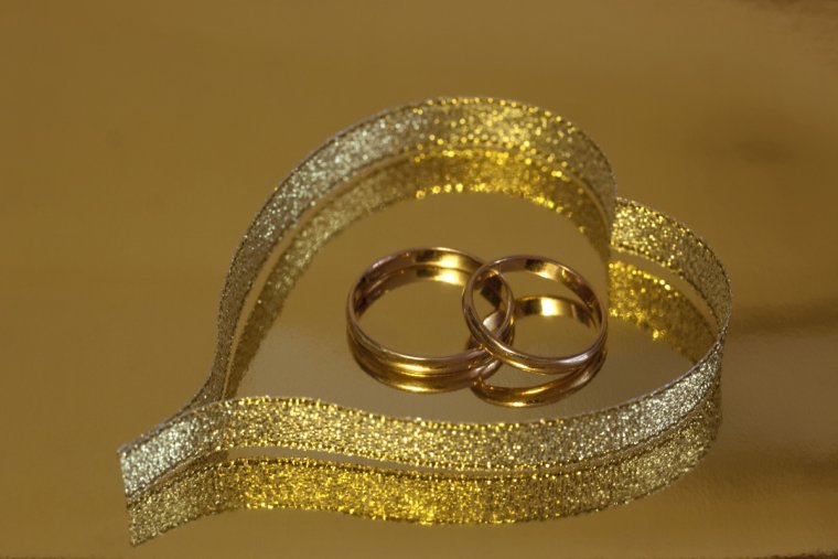 Открытка Золотая свадьба 50 лет