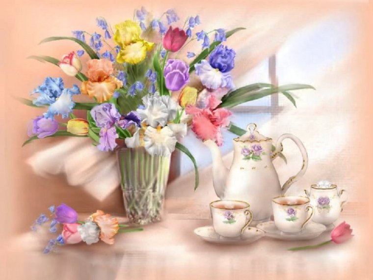 Открытки хорошего дня с цветами