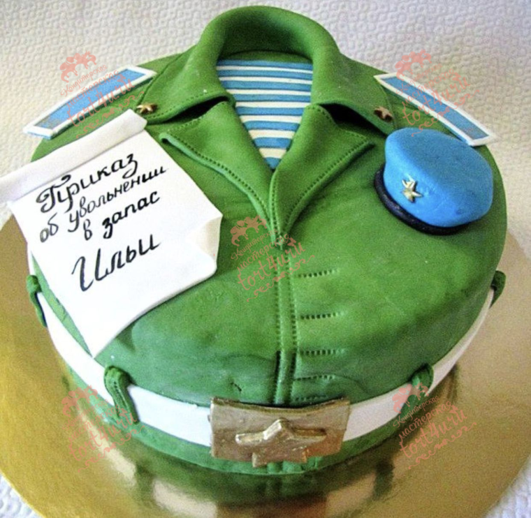 Дембельский торт ВДВ