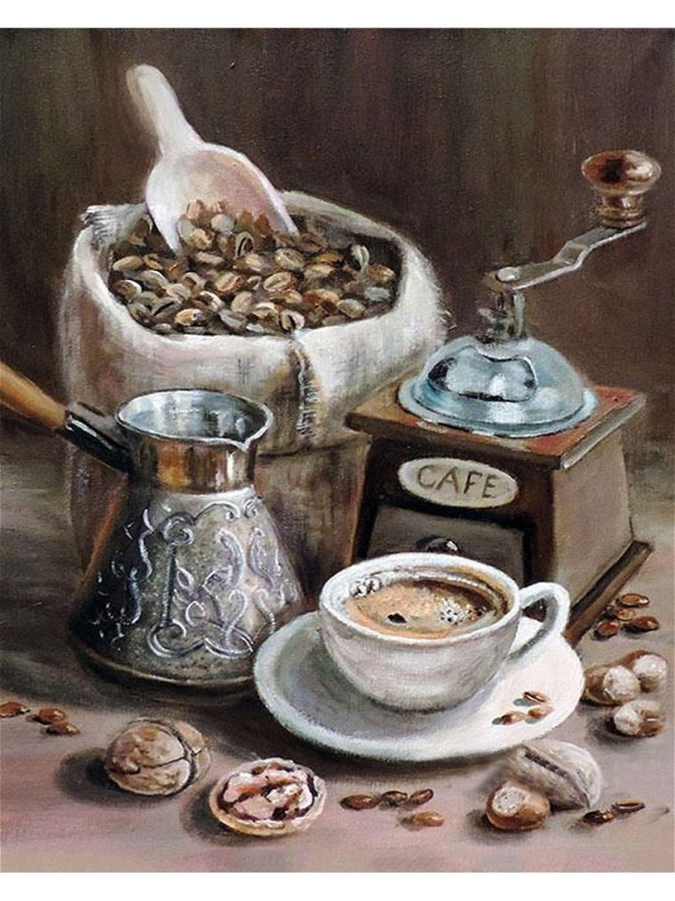 Ольга Воробьева картины кофе