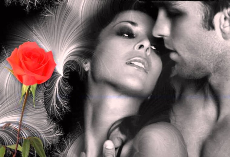 Открытка поцелуй любимой женщине