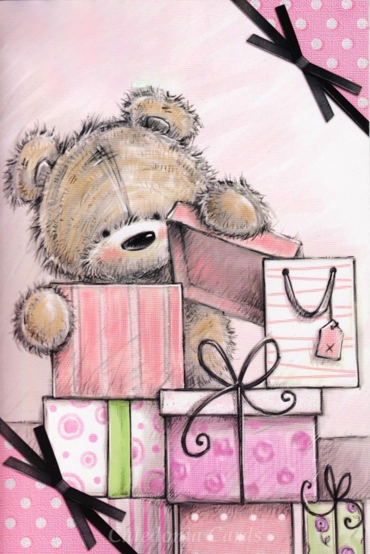 Открытки с мишками