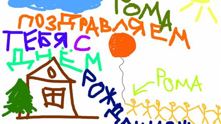 Рома с днём рождения открытки