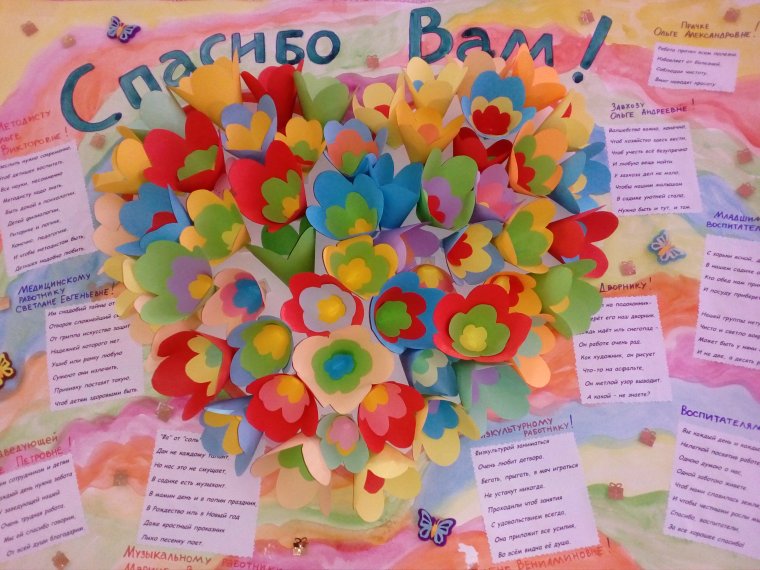 Благодарность воспитателю от родителей