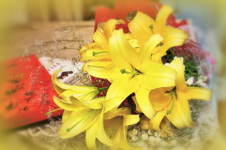 С днем рождения цветы Лилия