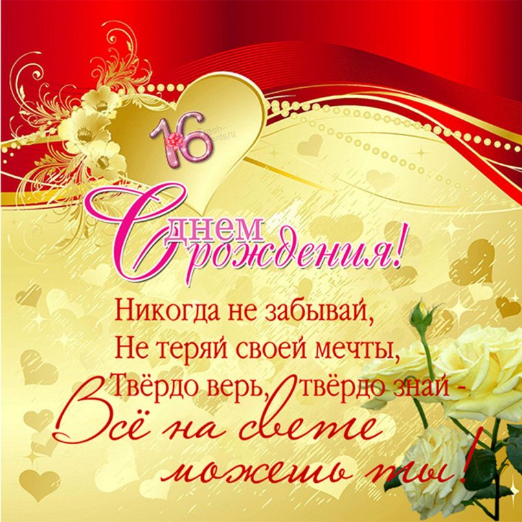 Поздравления с днём рождения 25 лет