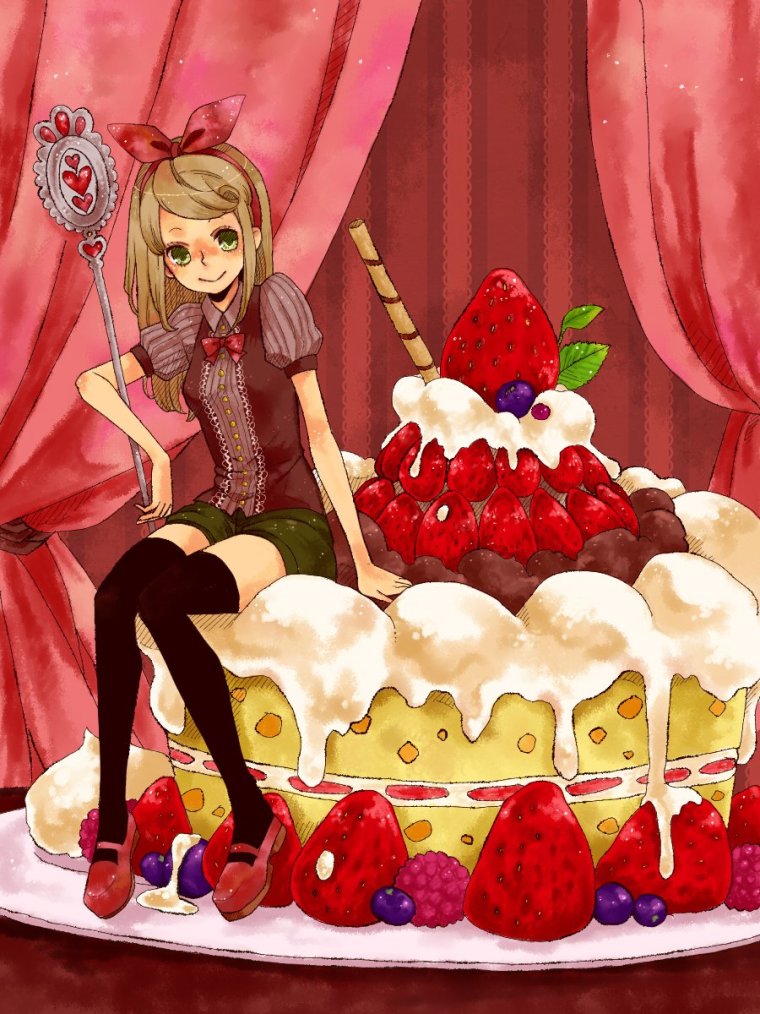 Торт в стиле аниме