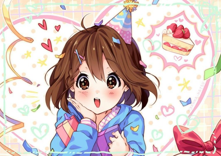 С днём рождения девочке аниме