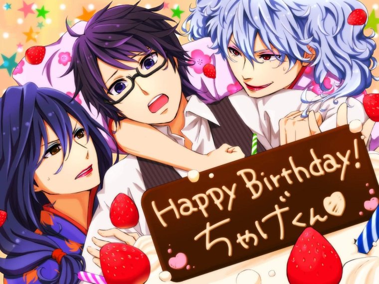 С днем рождения аниме
