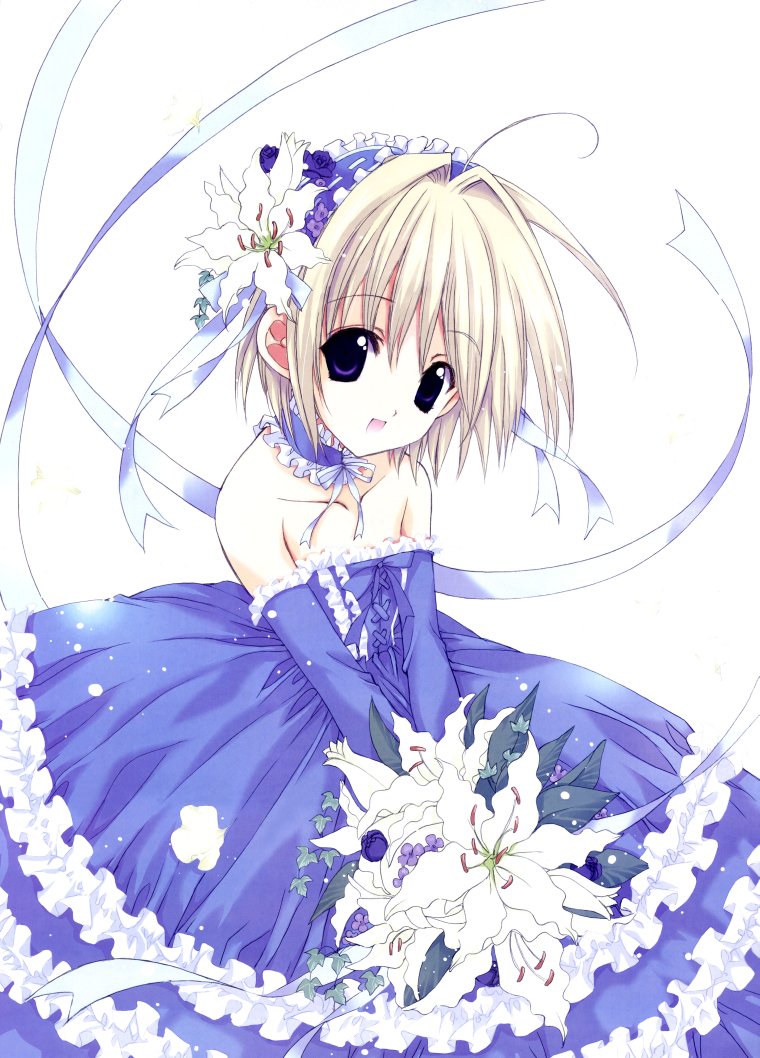 Поздравительная открытка с аниме