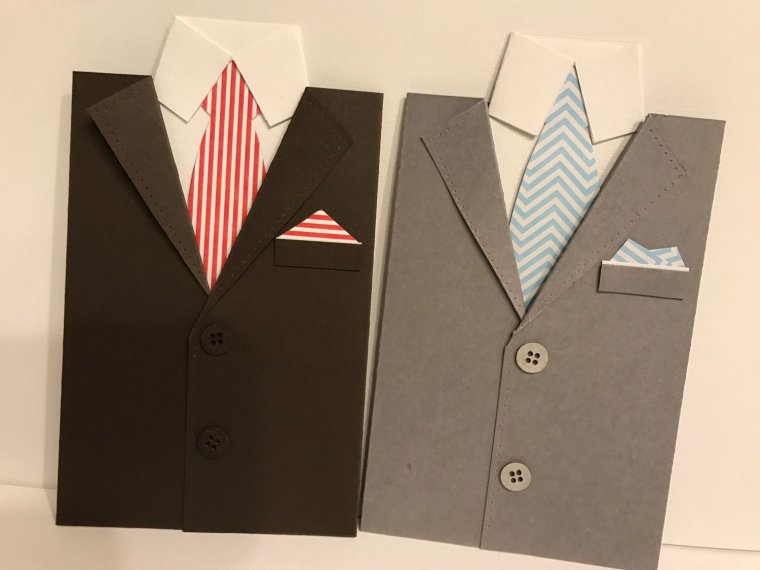 Оригами открытка рубашка с галстуком схема для детей