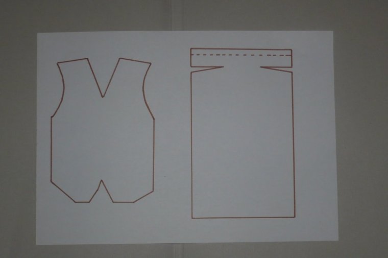 Открытка с сорочкой 23 февраля