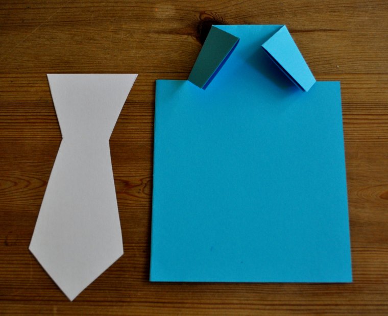 Открытка папе на 23 февраля рубашка