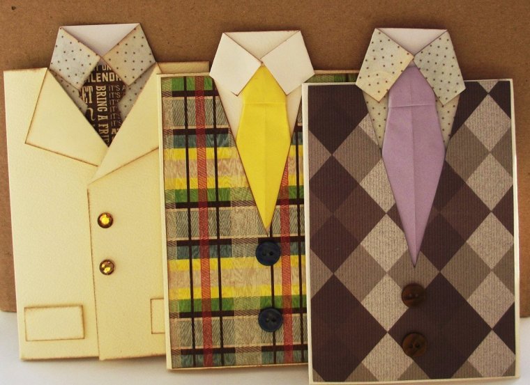 Подарок для папы рубашка с галстуком