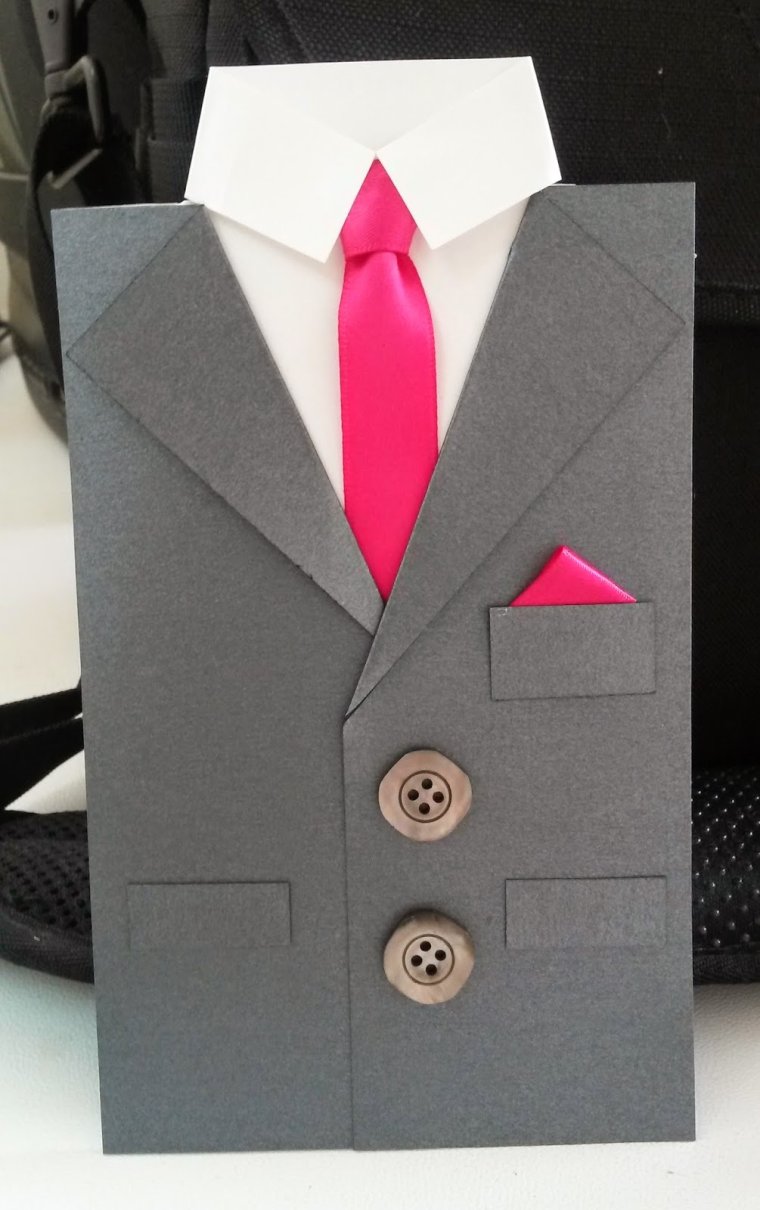 Открытка галстук