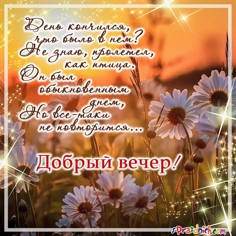 Цветочек хорошего вечера