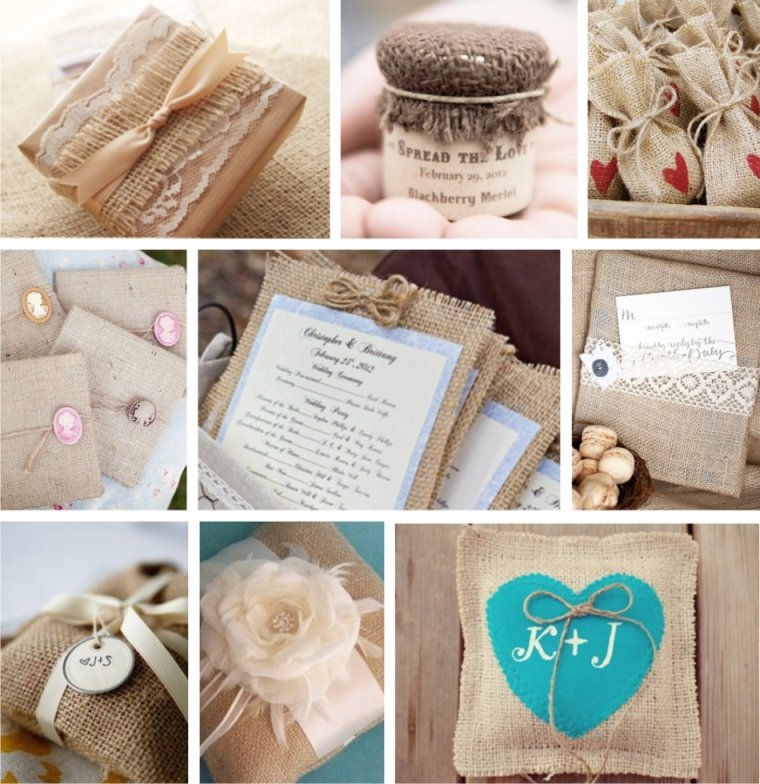 Подушки из Мешковины