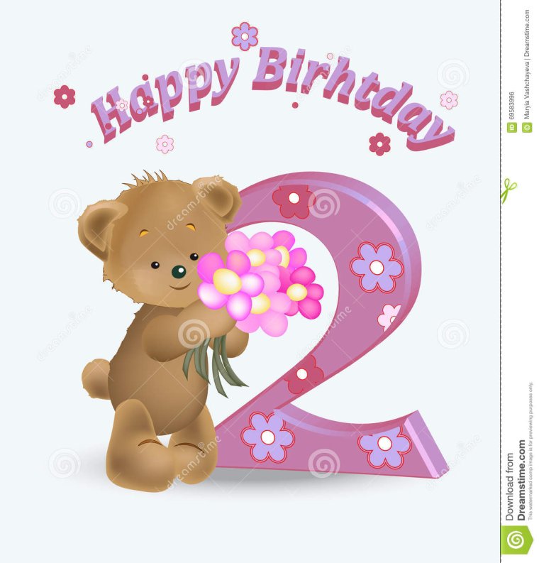 С днём рождения девочке