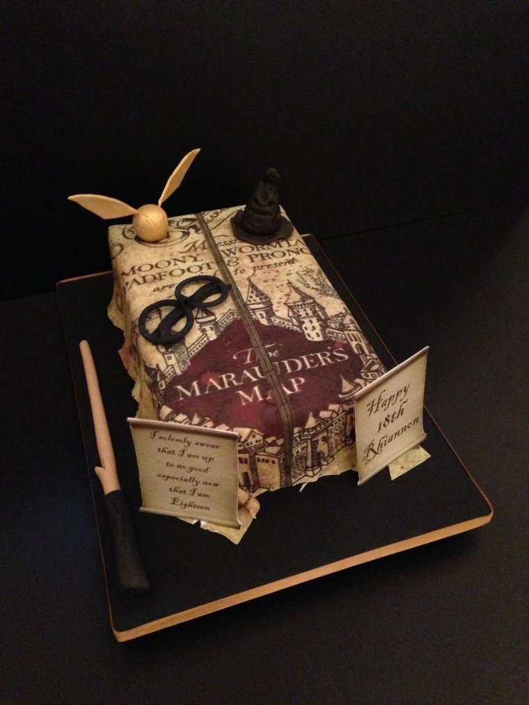 Торт Гарри Поттер Пуффендуй