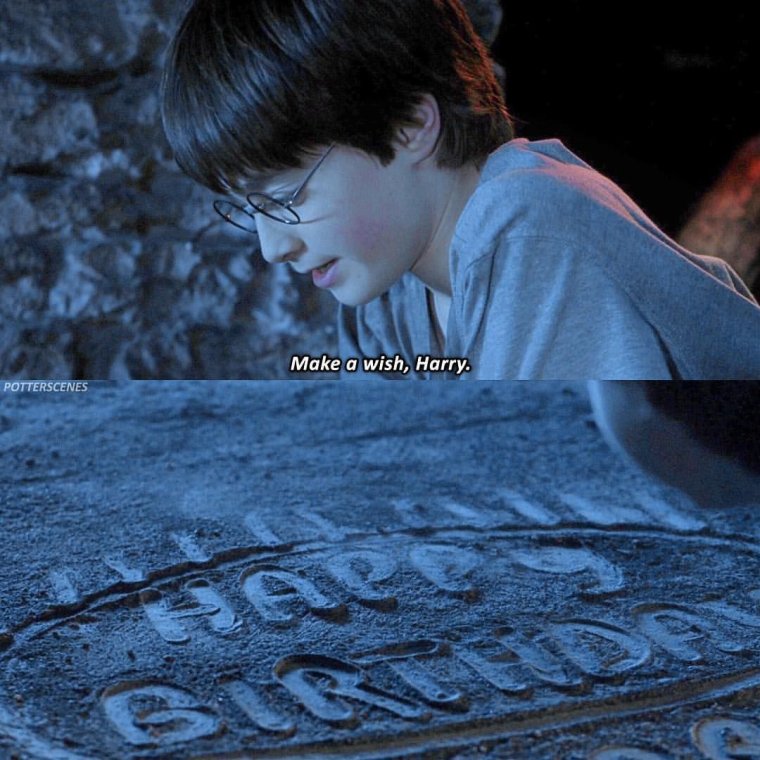 Торт Хагрита Гарри Поттеру