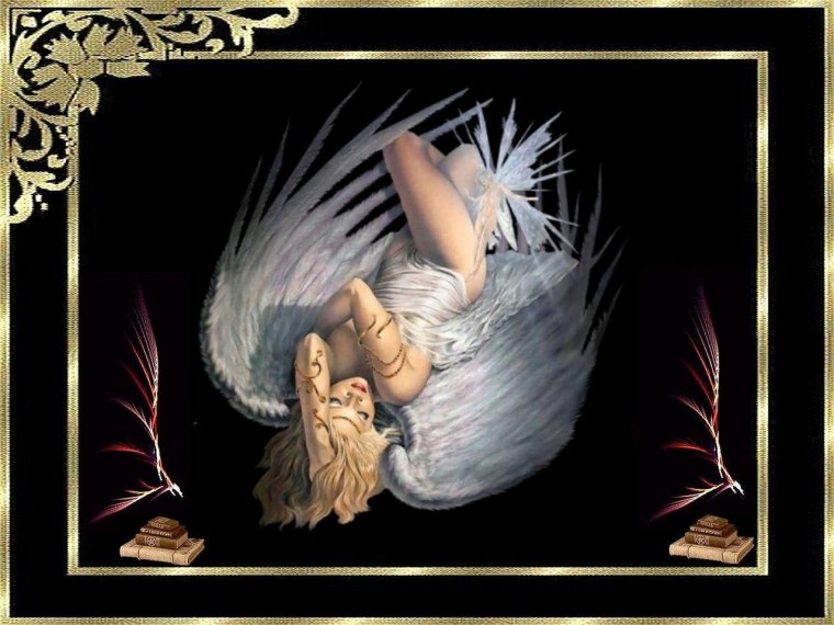 Спящая девушка и ангел