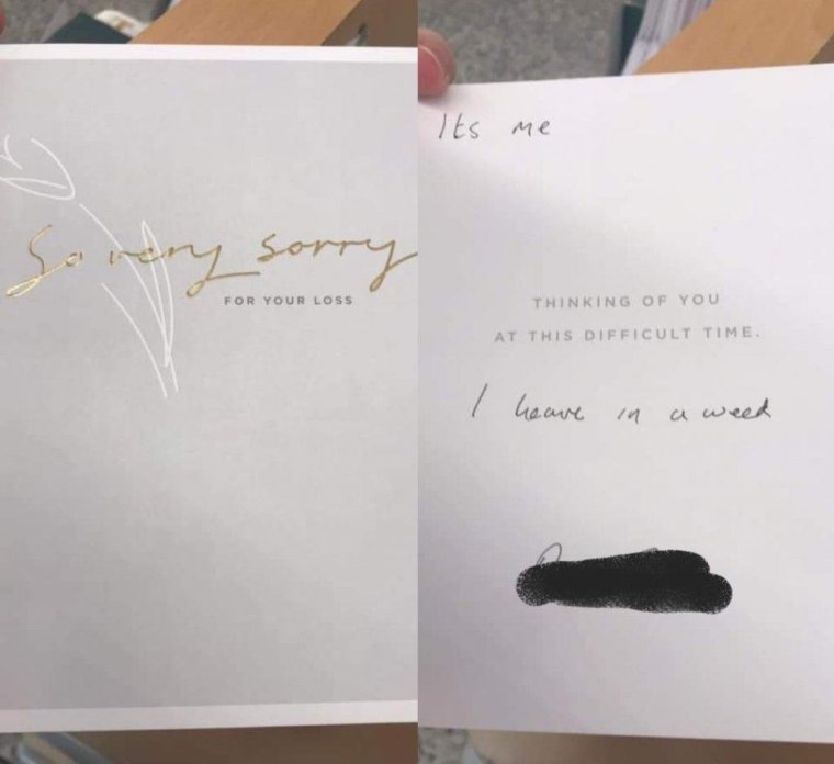 Открытка на увольнение