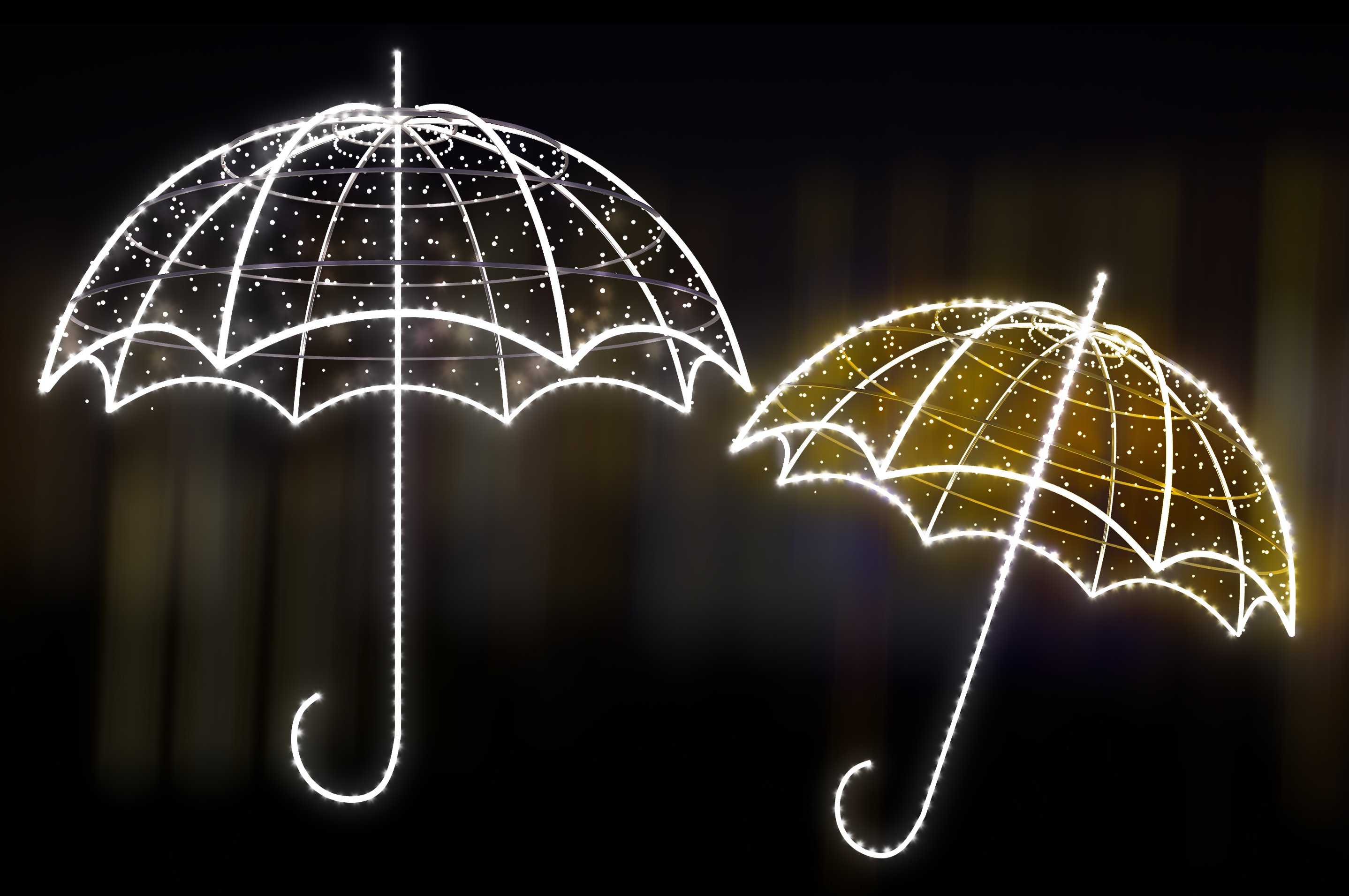 Два зонтика. Зонтик. Неоновый зонтик. Открытка с зонтиком. Зонт с гирляндой.