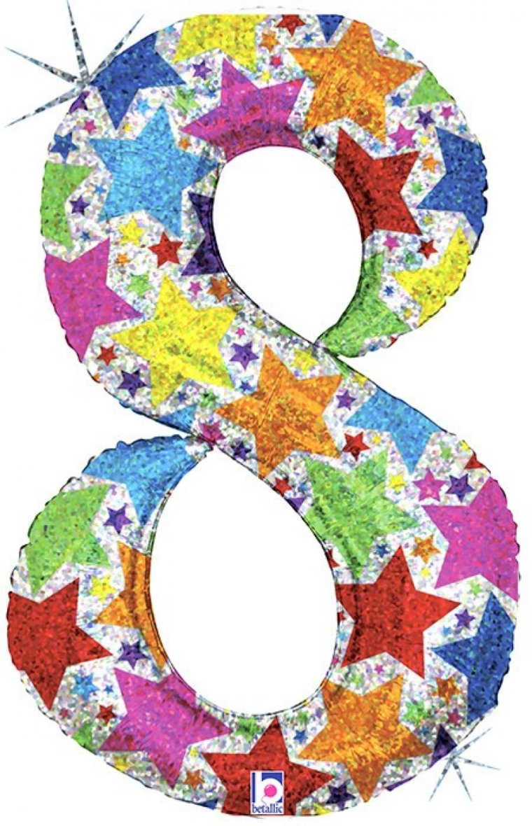 Свечка в торт цифра "9"