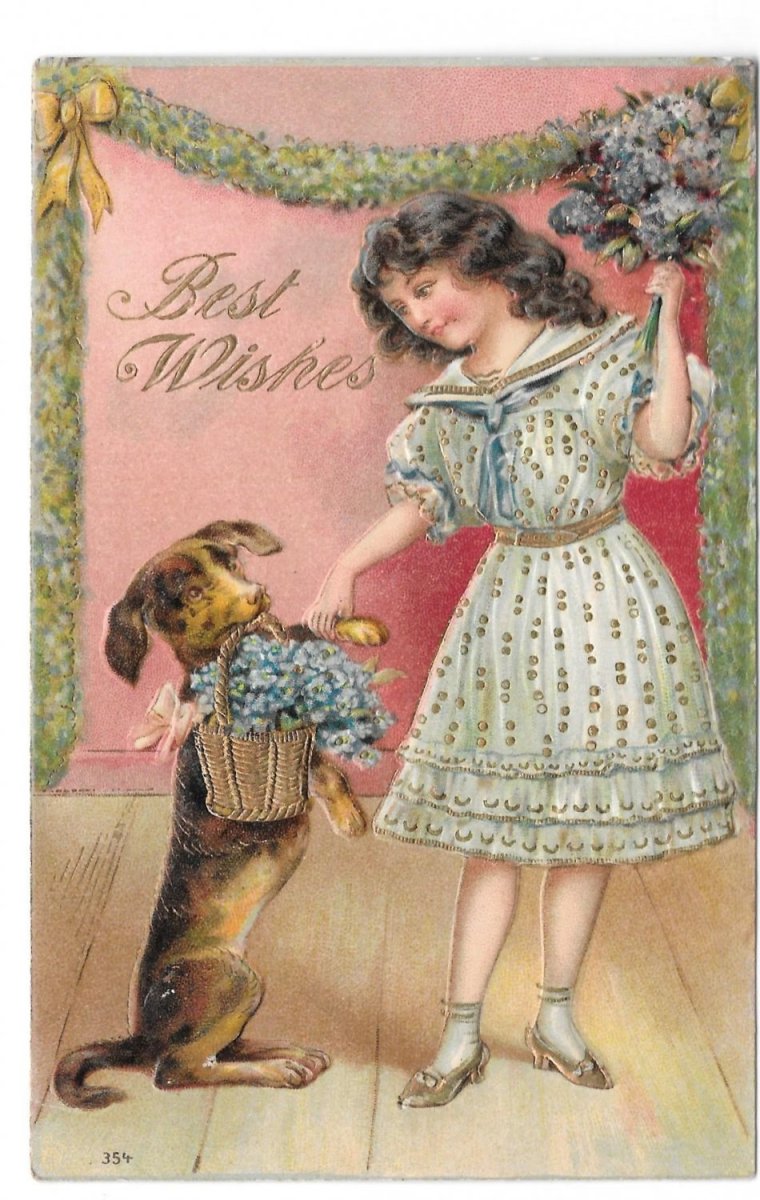 Старинные открытки с днем рождения