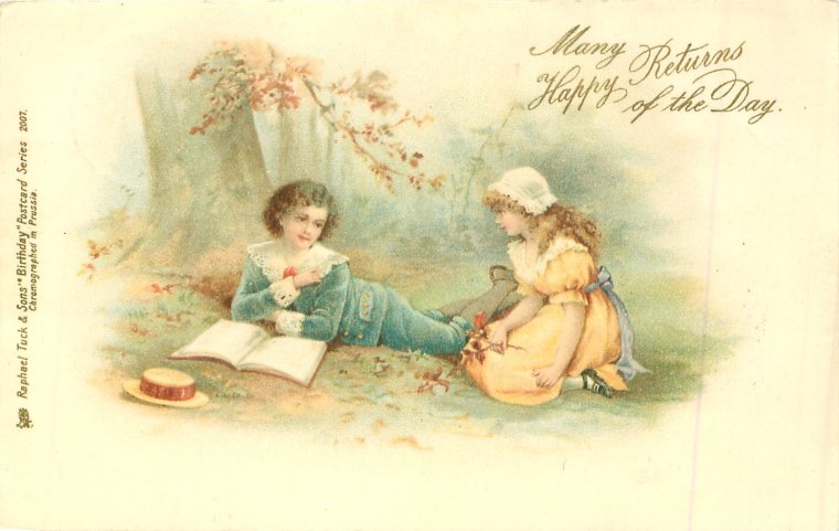 Старинные французские открытки