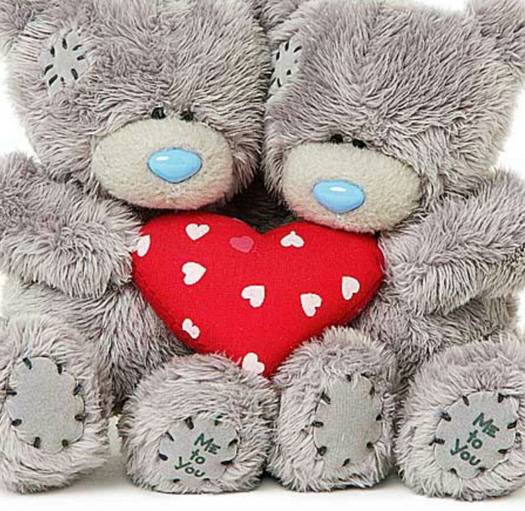 Мишка g01w3808 Тедди (2 шт) me to you 10см с сердцем 7014555