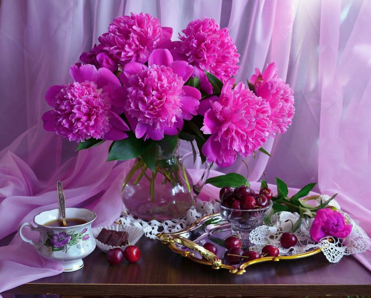 Отличного дня пионы