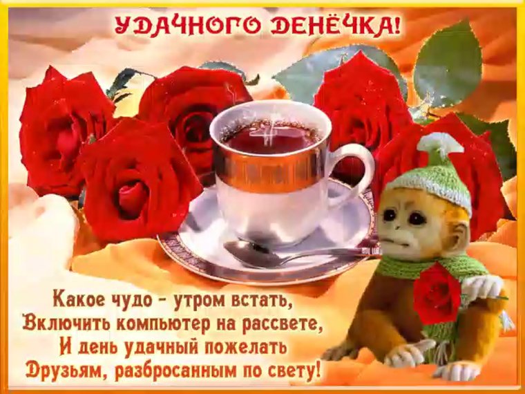 Пожелания самого доброго утра и прекрасного дня