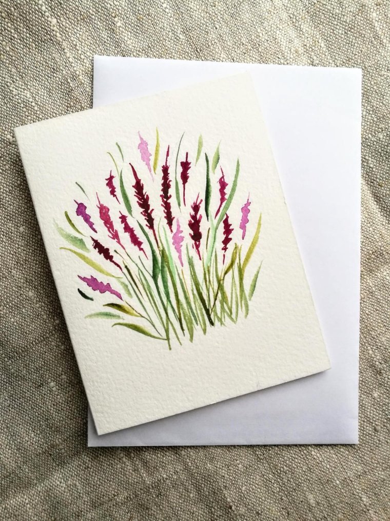 Акварельные открыточки