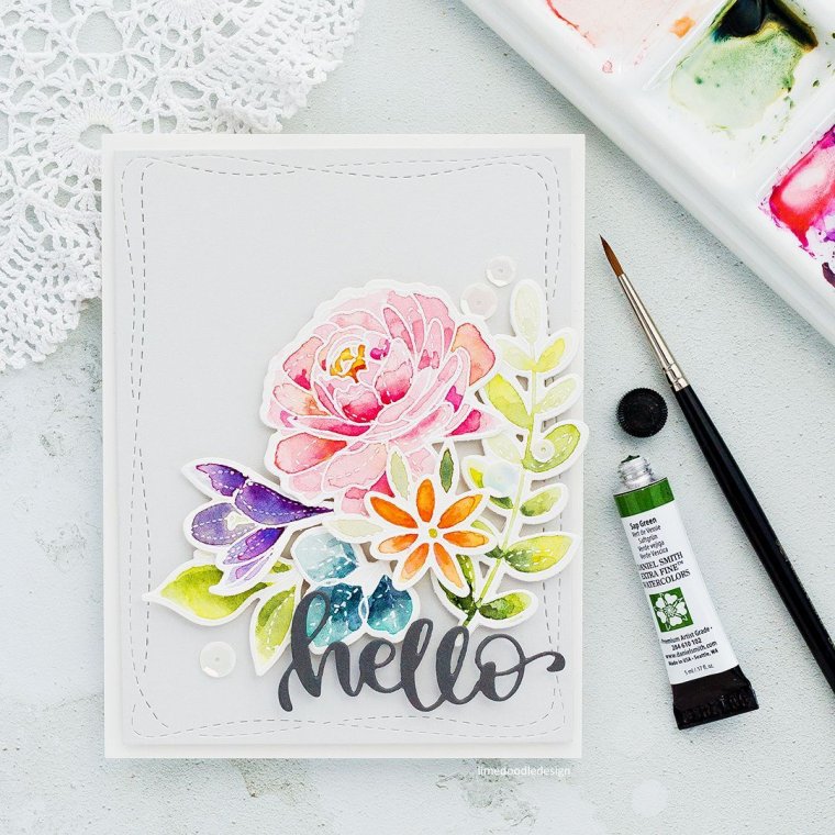 Открытки акварелью своими