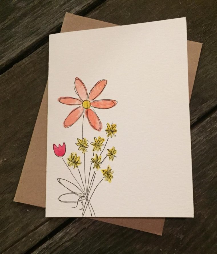 Открытки рисовать своими руками